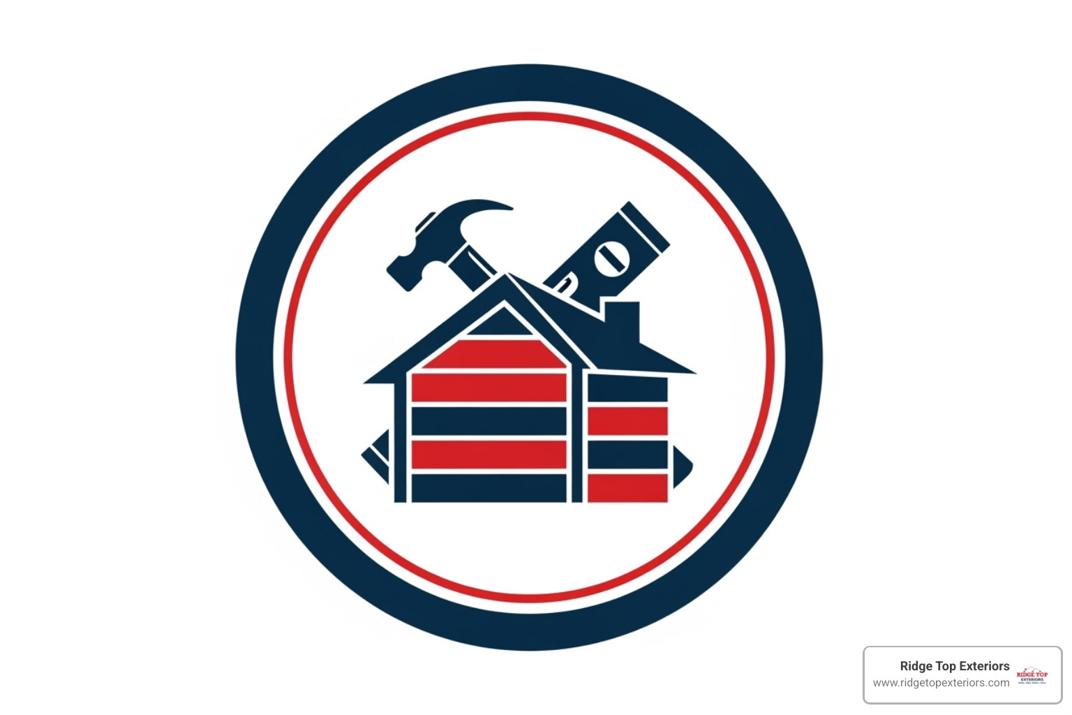 certified siding installer's badge or logo - siding installation near me