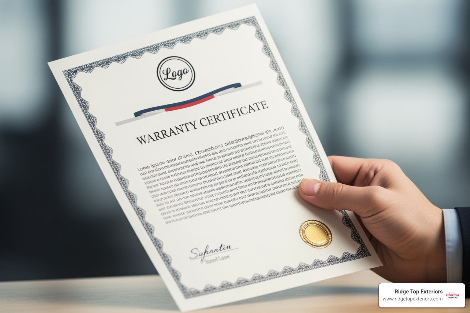 GAF Golden Pledge Warranty certificate - best roofing contractor wisconsin GAF Golden Pledge Warranty certificate - best roofing contractor wisconsin