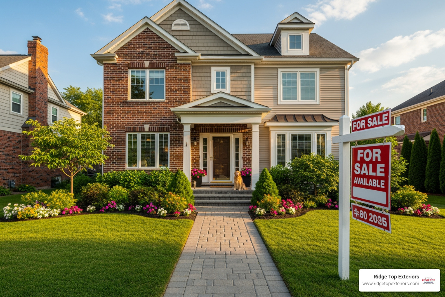 A person on a laptop browsing for home exterior financing options, with a focus on ease of use and digital applications. - home exterior financing